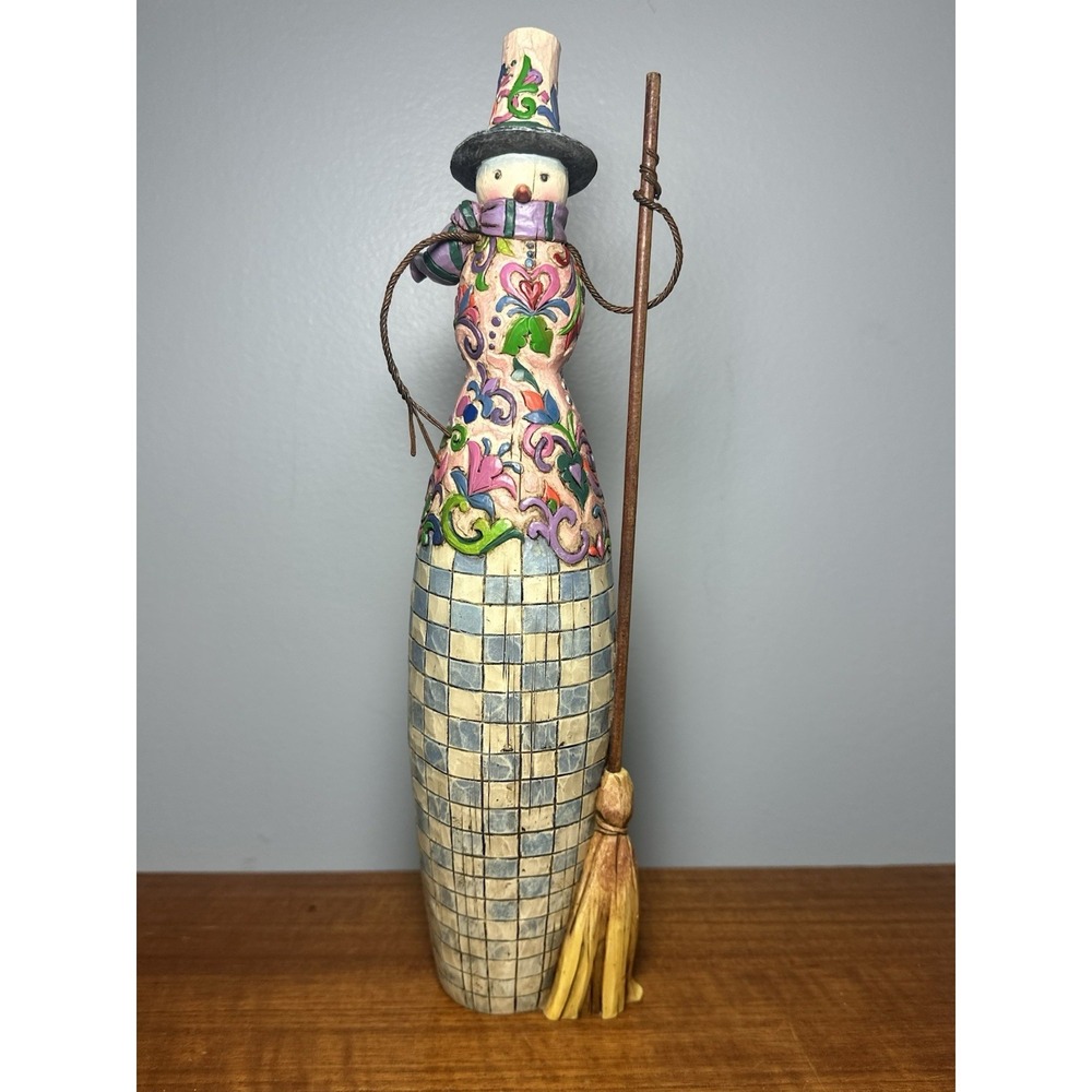 Jim Shore Happy Home Snow Woman 117655T‎ - 12" - EUC